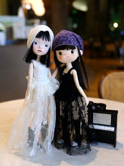 Pearl Ballerina Dress for OB22/OB24 Dolls – Fits BJD & Blythe