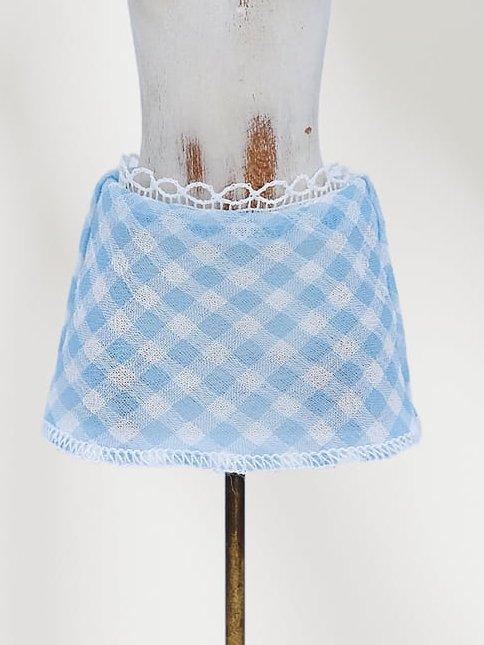 Dreamy Plaid Tulle Skirt | For BJD & Blythe Dolls