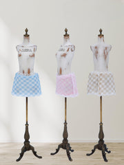 Dreamy Plaid Tulle Skirt | For BJD & Blythe Dolls