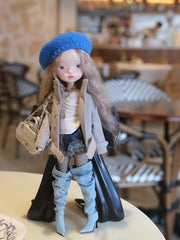 Relaxed Mini Trench Coat for Blythe & BJD Doll