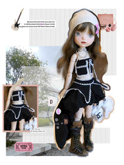 Rock Sweetheart Mushroom Skirt – OB22/OB24 Doll Outfit | BJD & Blythe Compatible