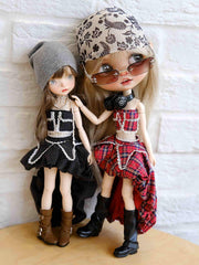 Rock Sweetheart Mushroom Skirt – OB22/OB24 Doll Outfit | BJD & Blythe Compatible