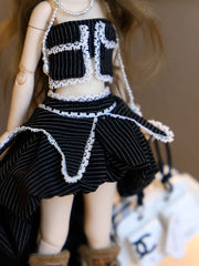 Rock Sweetheart Mushroom Skirt – OB22/OB24 Doll Outfit | BJD & Blythe Compatible
