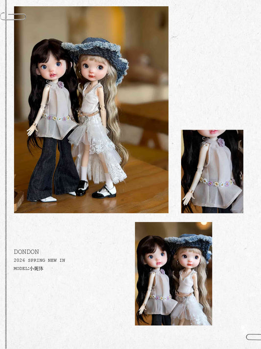 Rose Halter Doll Top for Blythe & BJD Dolls