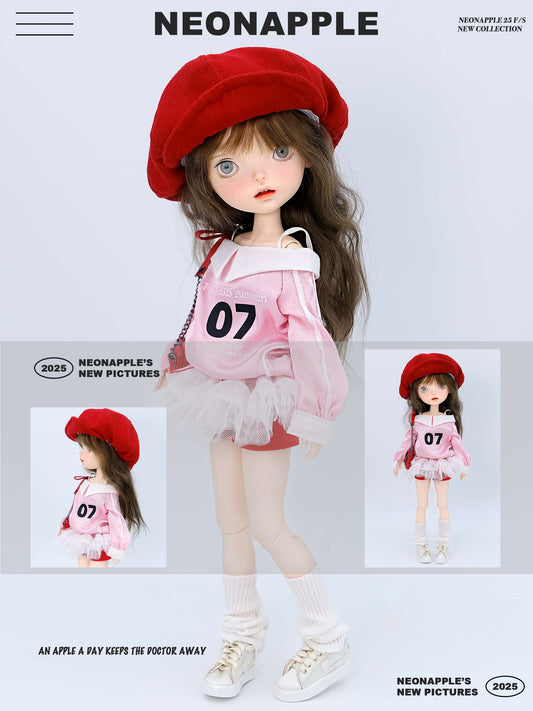 Suede Cloud Doll Hat｜Bendable Brim｜Fits Various Doll Head Sizes
