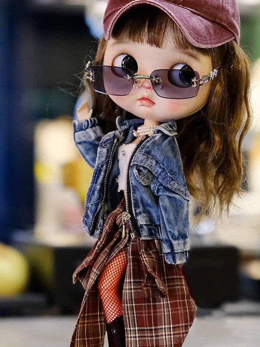 Vintage Denim Jacket – For Blythe & BJD Dolls