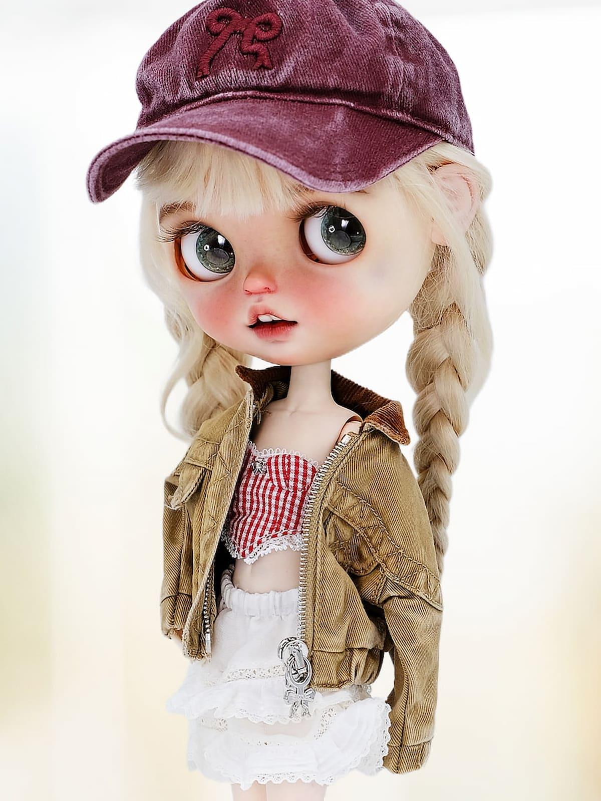 Vintage Denim Jacket – For Blythe & BJD Dolls