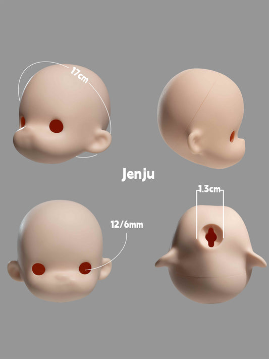 Jenju 1/6 BJD Blank Doll Head Pre-Order Edition