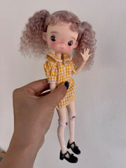 Customizable BJD Doll Jenju Full Set | OOAK Faceup + Outfit Options