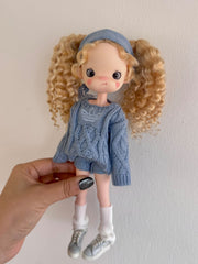 Customizable BJD Doll Jenju Full Set | OOAK Faceup + Outfit Options