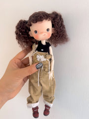 Customizable BJD Doll Jenju Full Set | OOAK Faceup + Outfit Options